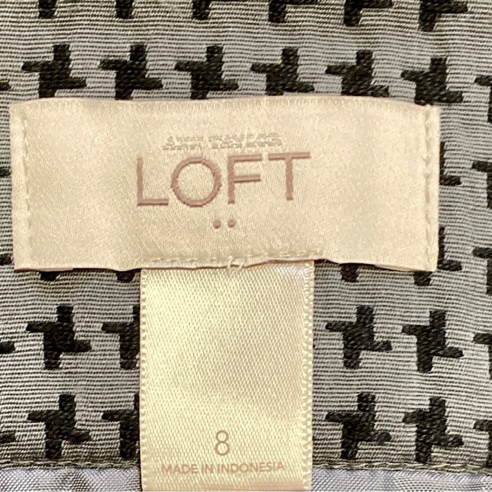 Ann Taylor Loft Houndstooth Skirt - Picture 3 of 3